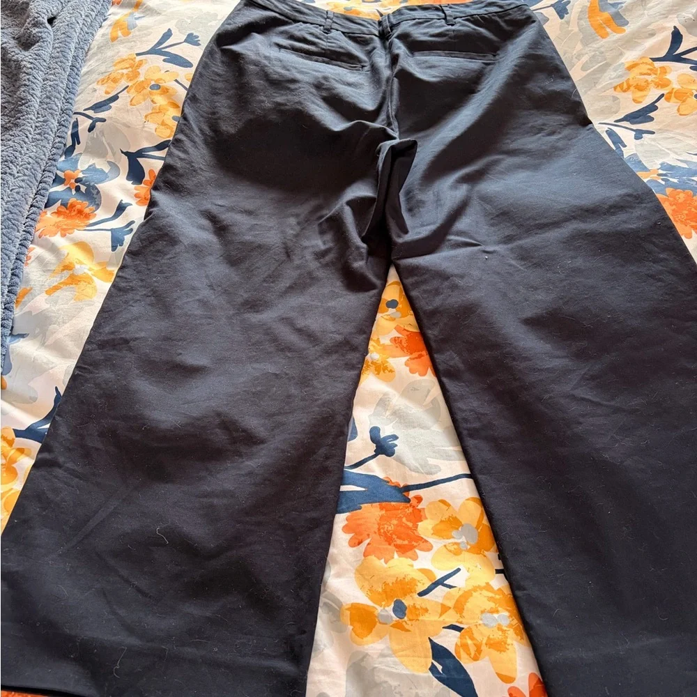Boden Navy Cotton Trousers - Picture 2 of 11